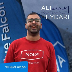 علی حیدری خلبان پاراگلایدر