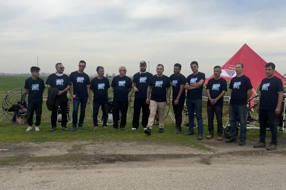 هیجان و دوستی در آسمان: دورهمی خلبانان پاراموتور در استان گلستان